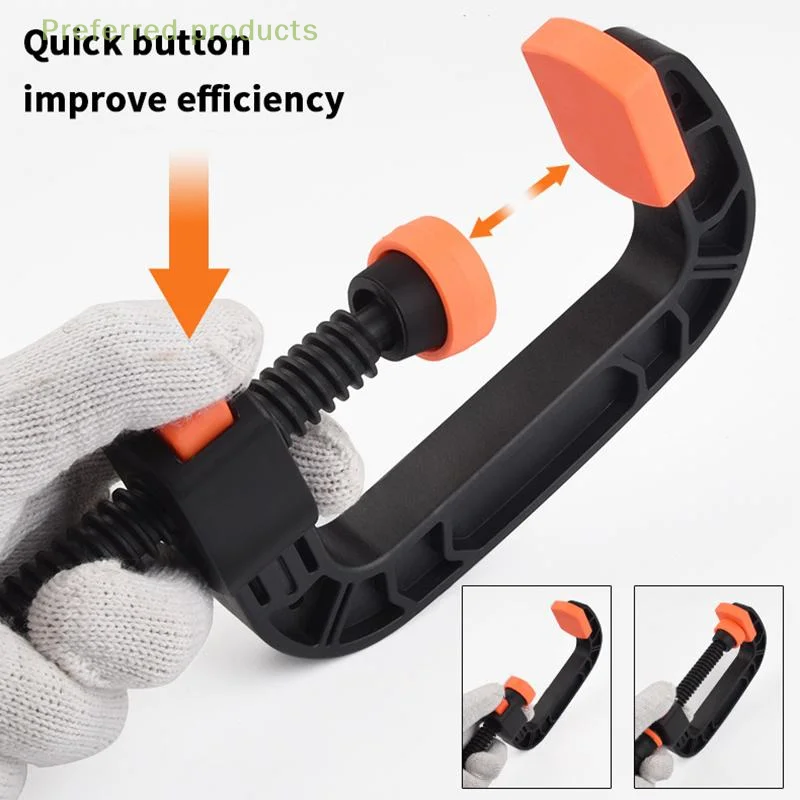 Набор инструментов изготовления, регулируемый зажим G-образной ручки; прочные пружинные зажимы 2/3 дюйма