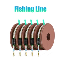 5pcs/Lot Fishing Line Group Super Strong Nylon Material Including Float Holder Space Beans Lead Sinker Swivel Accessory Tackles