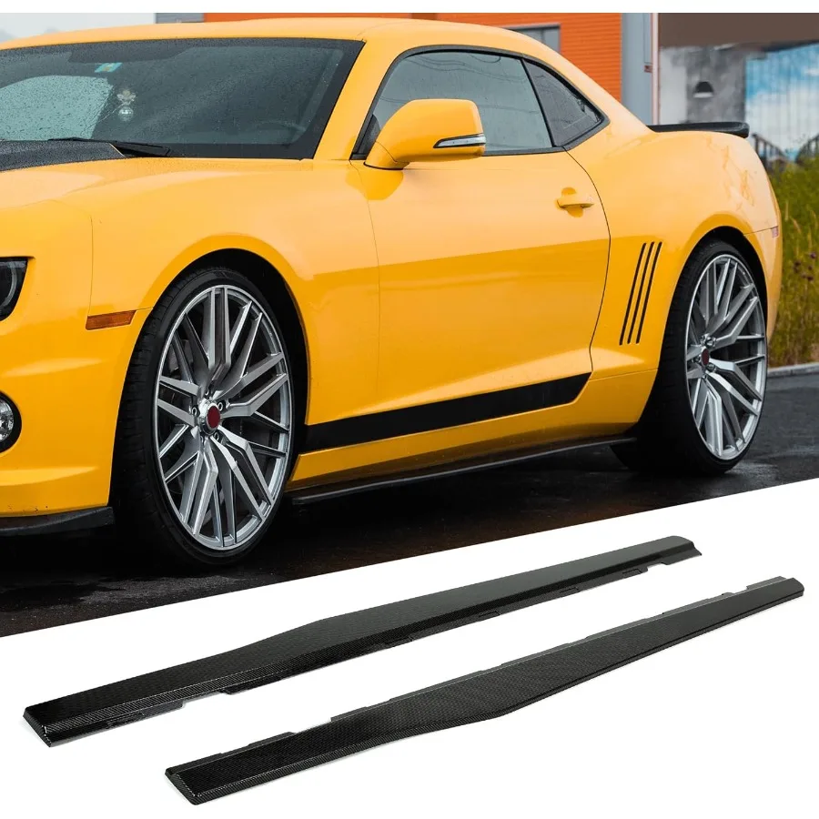 

Сменные боковые юбки KUAFU, совместимые с 20102015, Chevy Camaro LT LS SS 1LT, модель рокерных панелей, комплект расширения кузова P