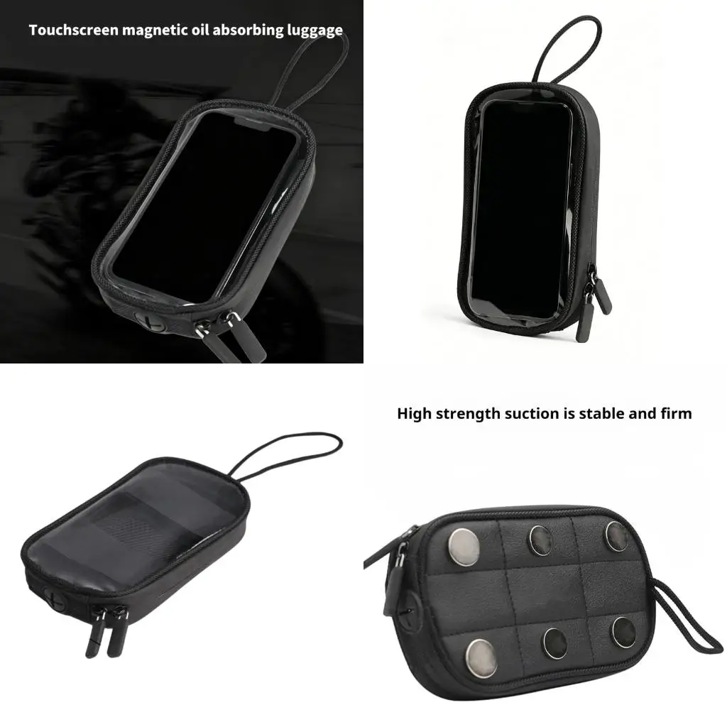 Motorcycle Phone Carry with Secure Lock & UV Coating for Bike