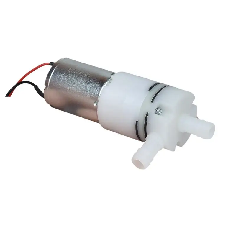 【CR】Mini Water Pump Large Flow 370 Motor DC 12V-24V Corrosion Resistant for DIY Aquarium Dispenser Hydroponic System