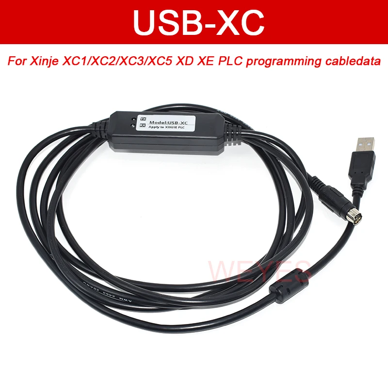 

USB-XC USB to RS232 Adapter for Xinje XC1/XC2/XC3/XC5 XD XE PLC programming cabledata communication download line NEW