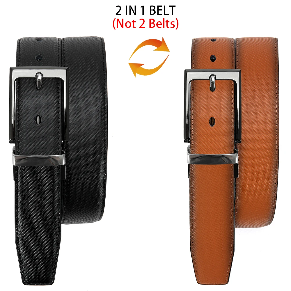 Mens Leather Belt Multiple Automatic Available Belts Leisure Fashion Ratchet Belts for Men Pants Waistband