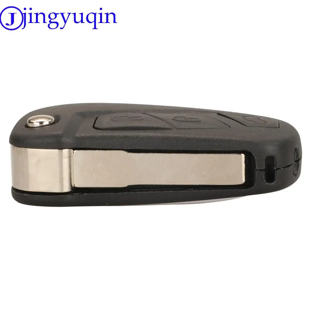 jingyuqin 1838586 3Buttons Flip Folding Car Remote Key Fod 433MHZ ID46 PCF7946 Chip For Ford Ka 2008 - 2016 With SIP22 Blade