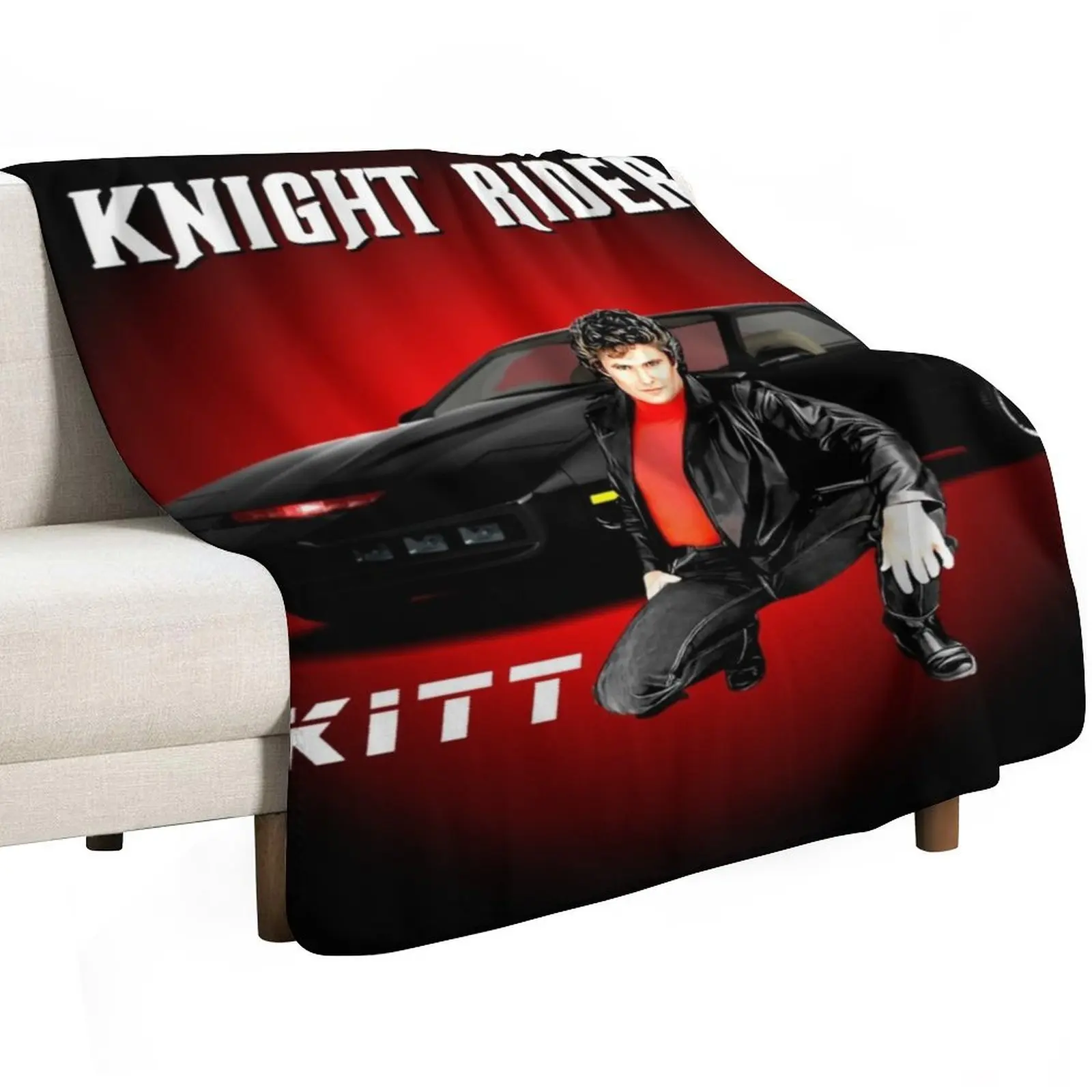K2000, knightrider Throw Blanket Retros Sofa Quilt Picnic Flannel manga Soft Blankets