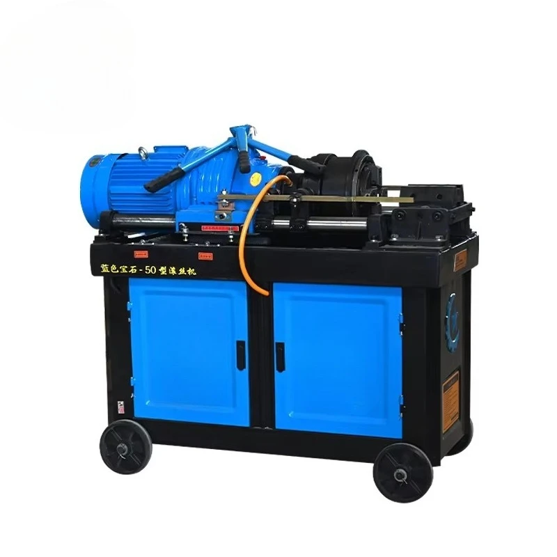Automatic Motor Thread Rolling Machine for Construction Site High Efficiency Rib Peeling Rebar Threading Equipment
