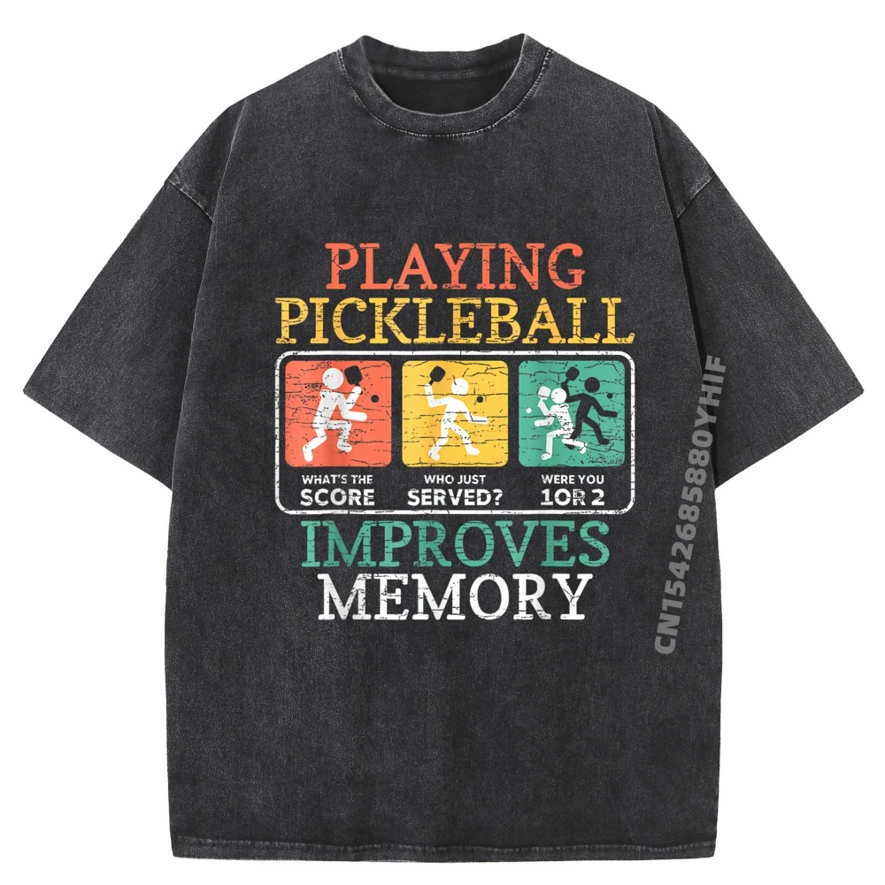 

Pickleball Player Paddleball игра Pickleball улучшает память Pickleball брендовая одежда молодежная стираная одежда группа
