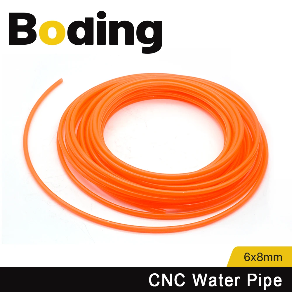 BODING Water Pipe Tube 6x8mm Flexible Hose For Water Pump For CNC Engraving Machine