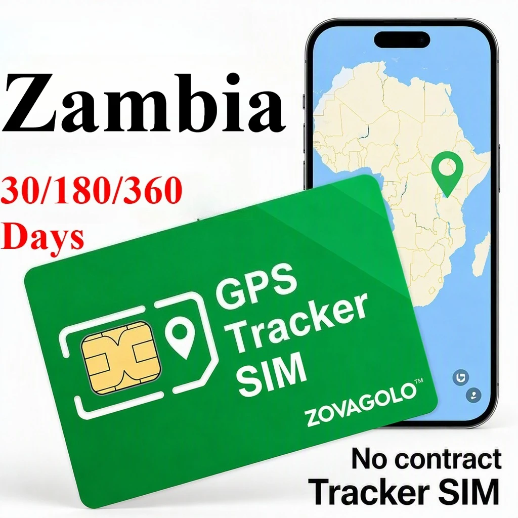 Zambia Special Positioning SIM 30/180/360Days 360MB Data‑Only, Inland River‑savannah Tuned, Flexible Multi‑cycle Household