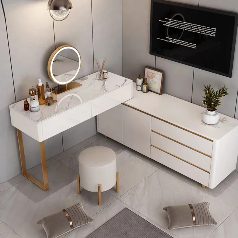 

#L Hotel Mobile Small Dressers Vanity Women Garden Floor Bedroom Dressers Nordic Make Up Accent Mueble Dormitorio Home Furniture