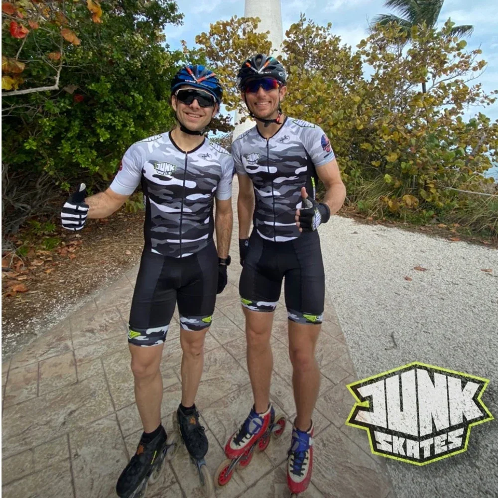 

Костюм для мусорных коньков, унисекс, профессиональный костюм для триатлона, роликовые коньки, комбинезон с изображением обезьяны, удобный костюм для быстрого катания, скоростного катания, Ciclismo