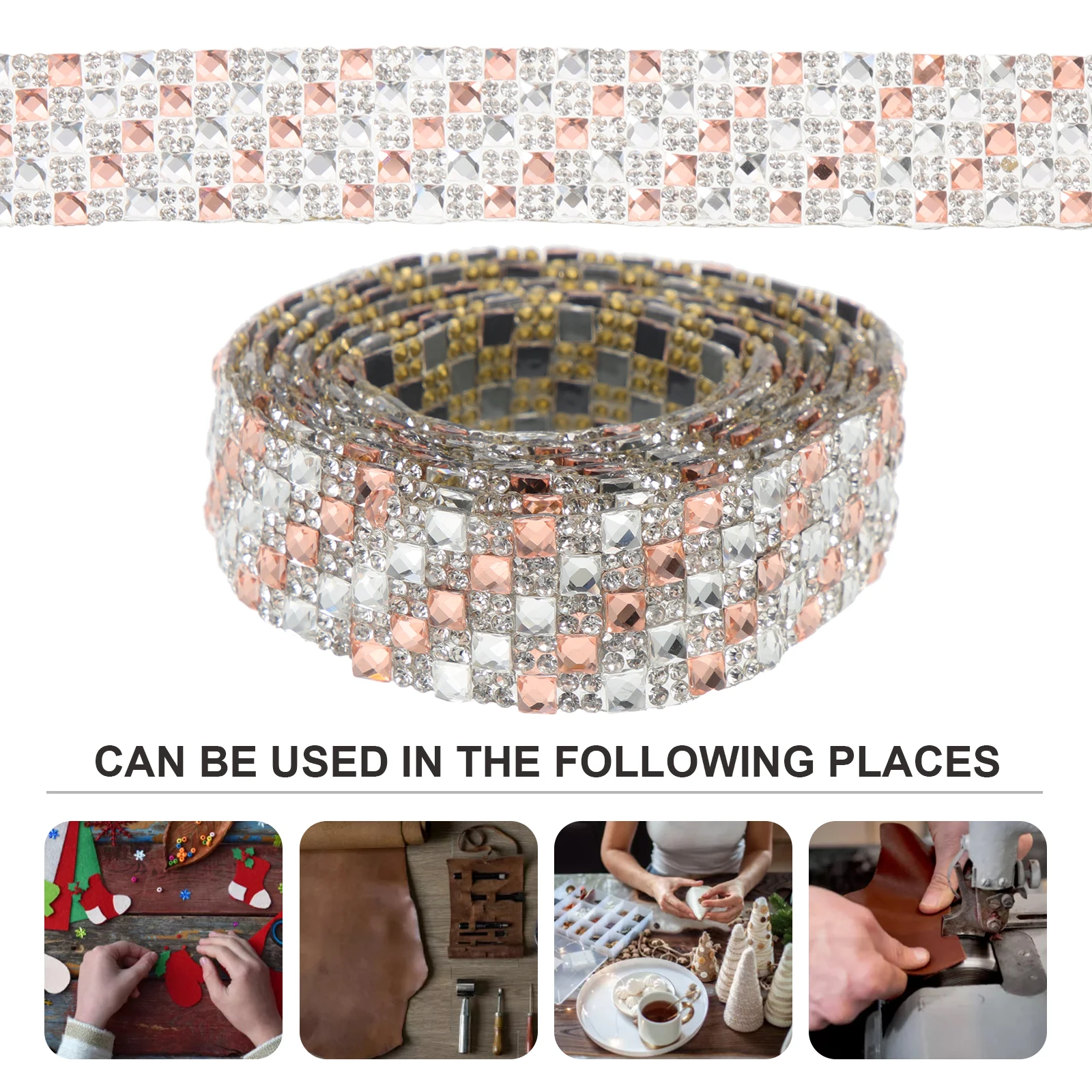 

Colorful and Rhinestone Belt Stick Rhinestones for Fabric Wedding Glass