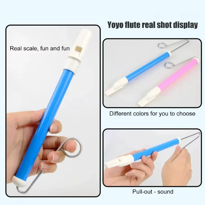 1pc Slide Flute Musical Instrument Toys Children's Oral Muscle Training Lung Capacity Breathing Exercise Birthday Gift