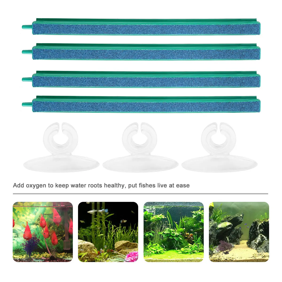 

Набор из 9 аэраторов для аквариума: камни-распылители для гравия, кислородные камни, создающие успокаивающую подводную атмосферу