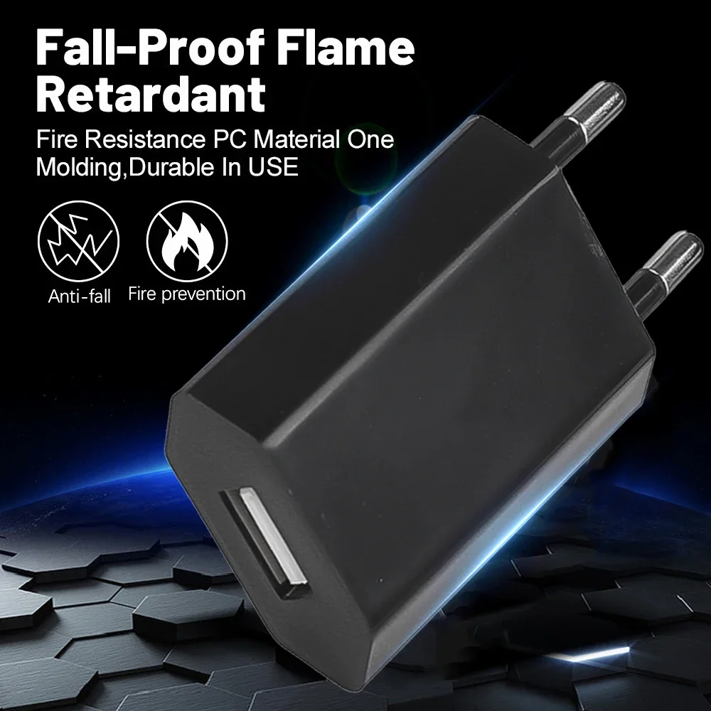 EU Plug Cellphone Chargers 5V 1A AC USB Charger Wall Power Adapter for Apple IPhone IPad Android Samsung Xiaomi Travel Chargers