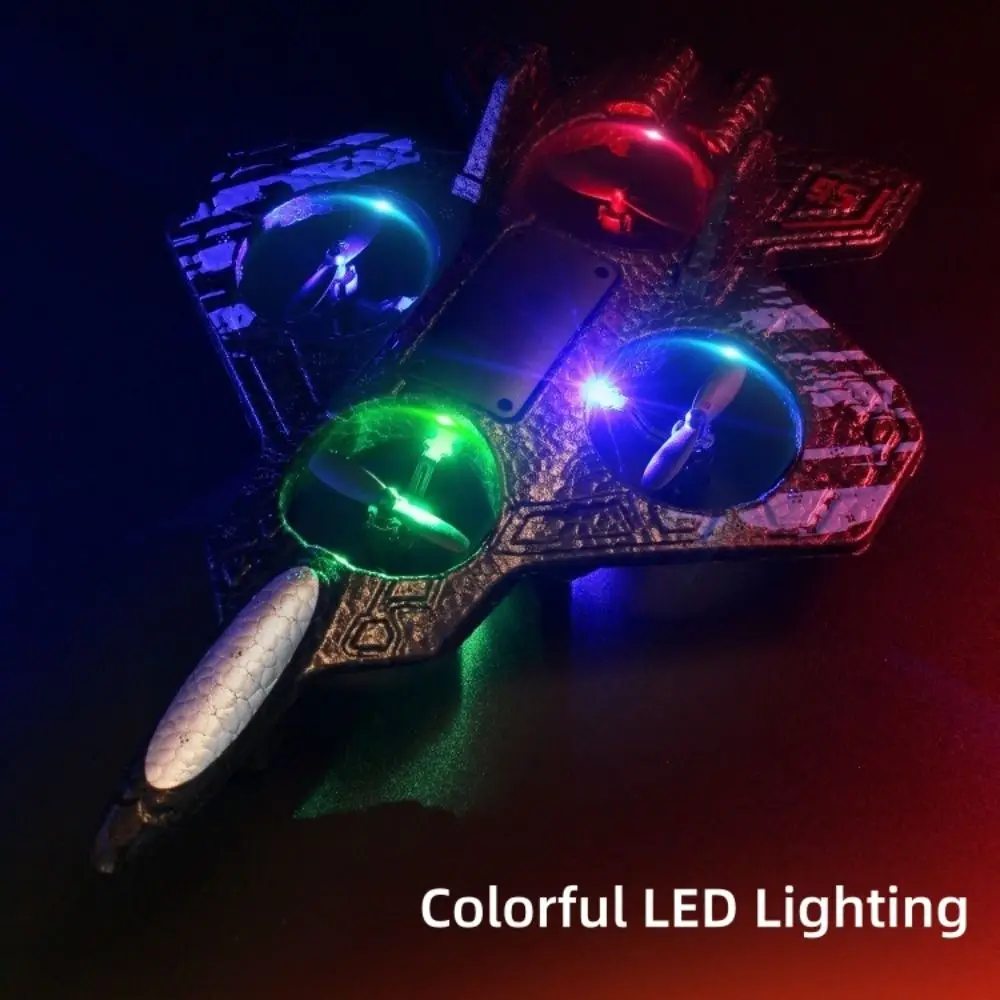 Durable EVA Foam Fighter Plane 2.4G Radio Electric RC Airplane 360° Rolling Impact-resistant RC Combat Plane for Boys