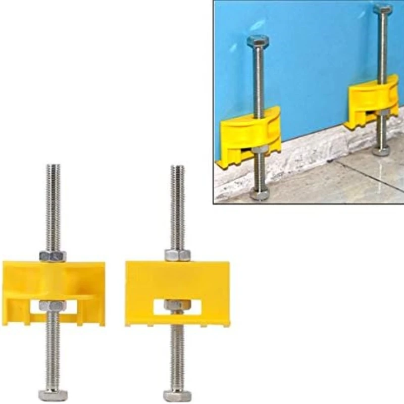 수동 벽 타일 높이 조절기 도구 로케이터, 세라믹 얇은 와이어 바닥 타일 상승 건설 도구, 타일 수공구, 10 개