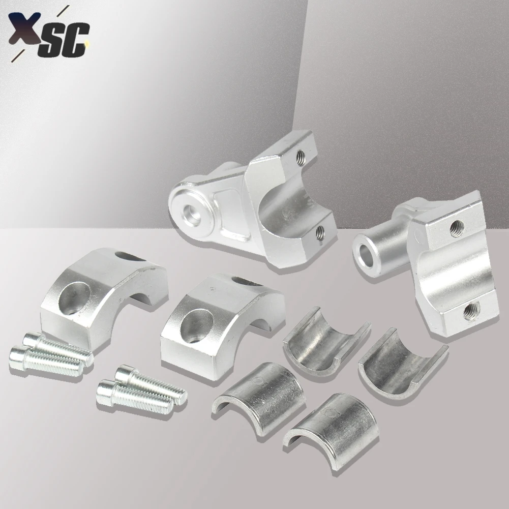 Motorcycle Bar Clamps Raised Handlebar Handle Bar Risers For 22MM 7/8\