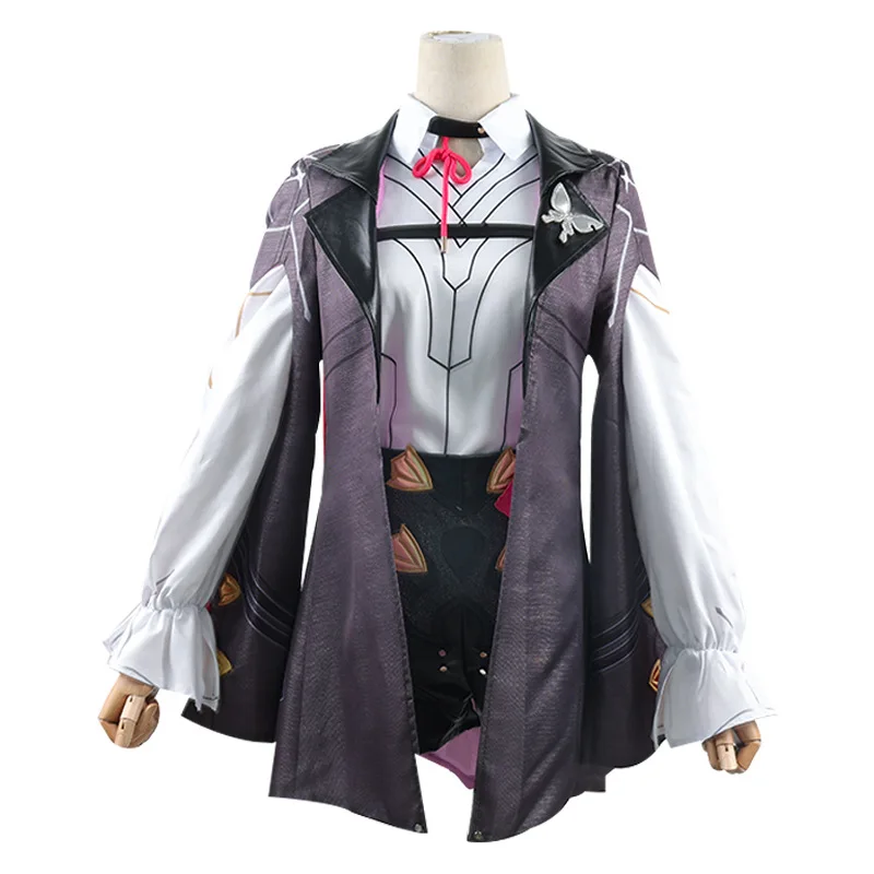 Honkai Star Rail Cosplay Costume Honkai Kafka Cosplay Costume Helloween Party Suit with Wig Kafka Outfit Uniform