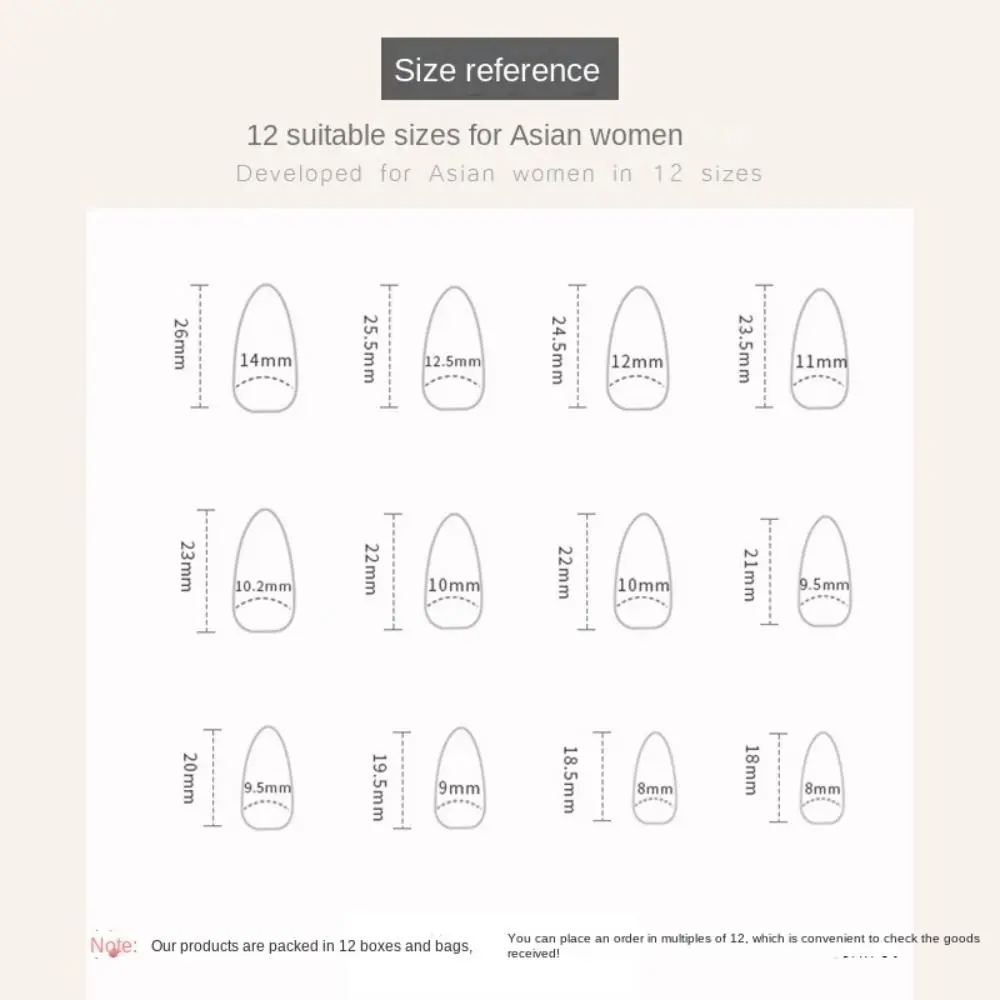 Manicura uñas postizas largas de almendra francés púrpura amor corazón falso Nials flores desmontables puntas de uñas mujeres