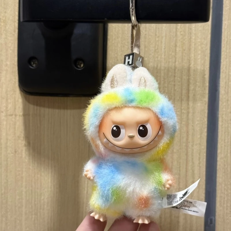 

For Labubu 4.0 Vinyl Doll Clothes Customizable 10cm Devil Fur Colored Outfits Halloween Costume Clothes Doll Toys gift