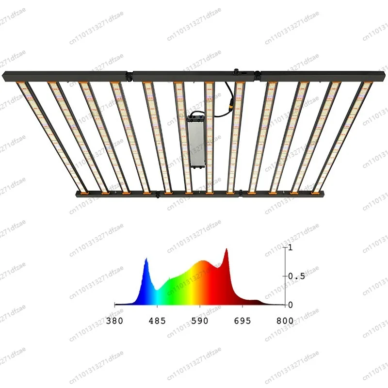 Greenhouse Full Spectrum Plant Lighting Tools Indoor 1200w Imitation Daylight Foldable Adjustment