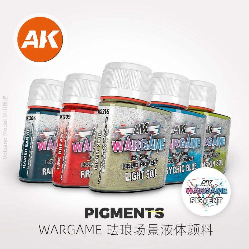 

AK WARGAME Жидкий пигмент для эмалированной сцены 35 мл AK1201 ~ 1243