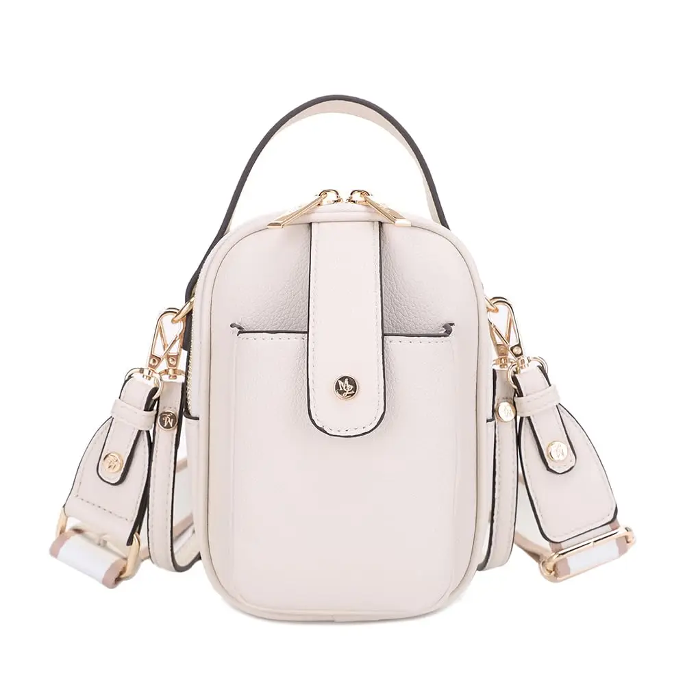 

Vegan Leather Multi Compartment Crossbody Bag