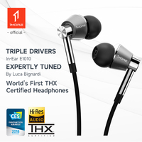 1MORE Triple Driver E1001 In-Ear Earphones IEM Hi-Res Headphones with High Resolution  Bass Driven Sound, MEMS Mic  In-Line