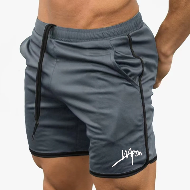 Pantalones cortos deportivos transpirables para correr, Shorts ajustados de secado rápido para entrenamiento, verano, 2024