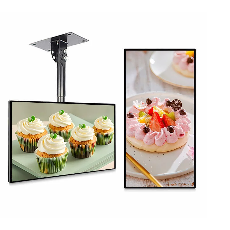 Slim wall advertising machine 22/32/43/50/55/65 inch Android network release advertising display screen