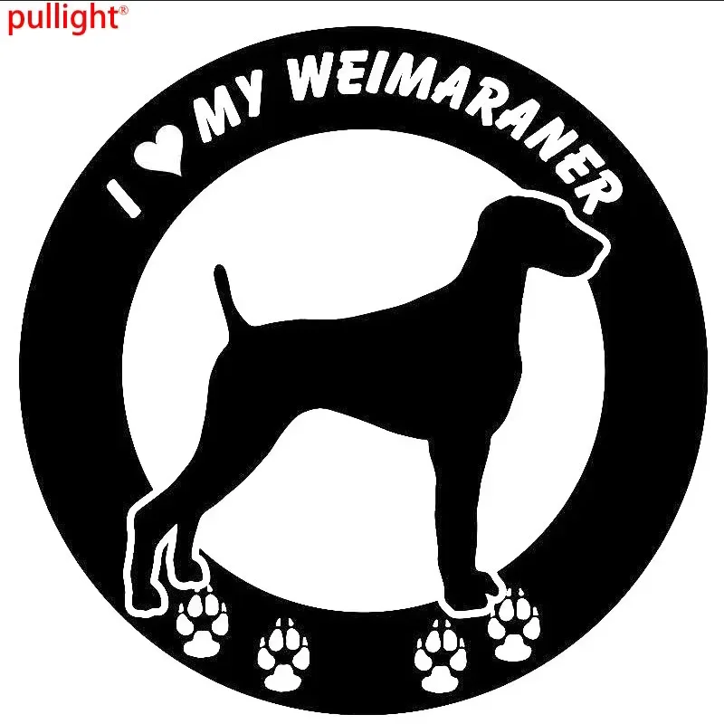 

15 * 15cm I Love My Wimana Dog Design Styling Window Bumper Motorcycle Accessories Decoration Vinyl Car Stickers