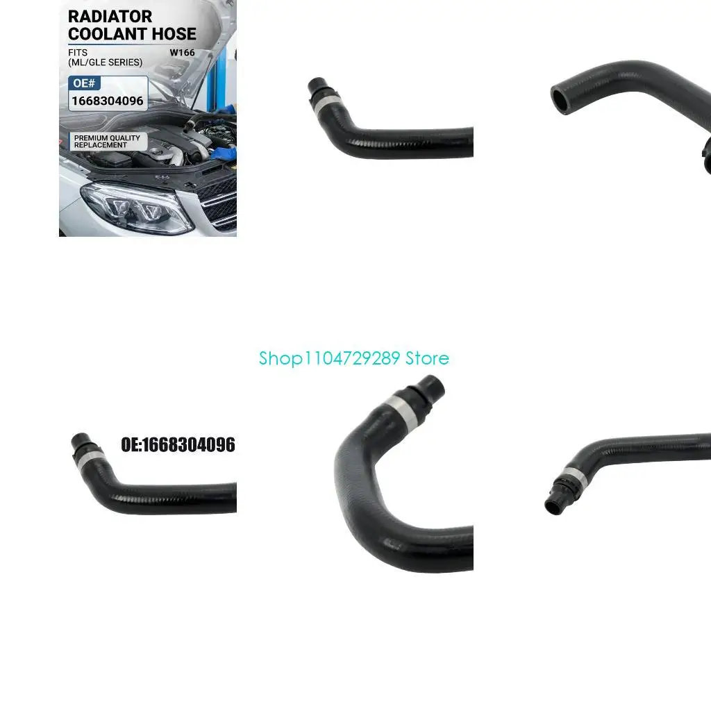 D8KE Radiator Coolant Hose Replacement 1668304096 Molded Rubber Hose for ML300 ML320 ML350 ML400 W166 X166 C292 Cooling Service