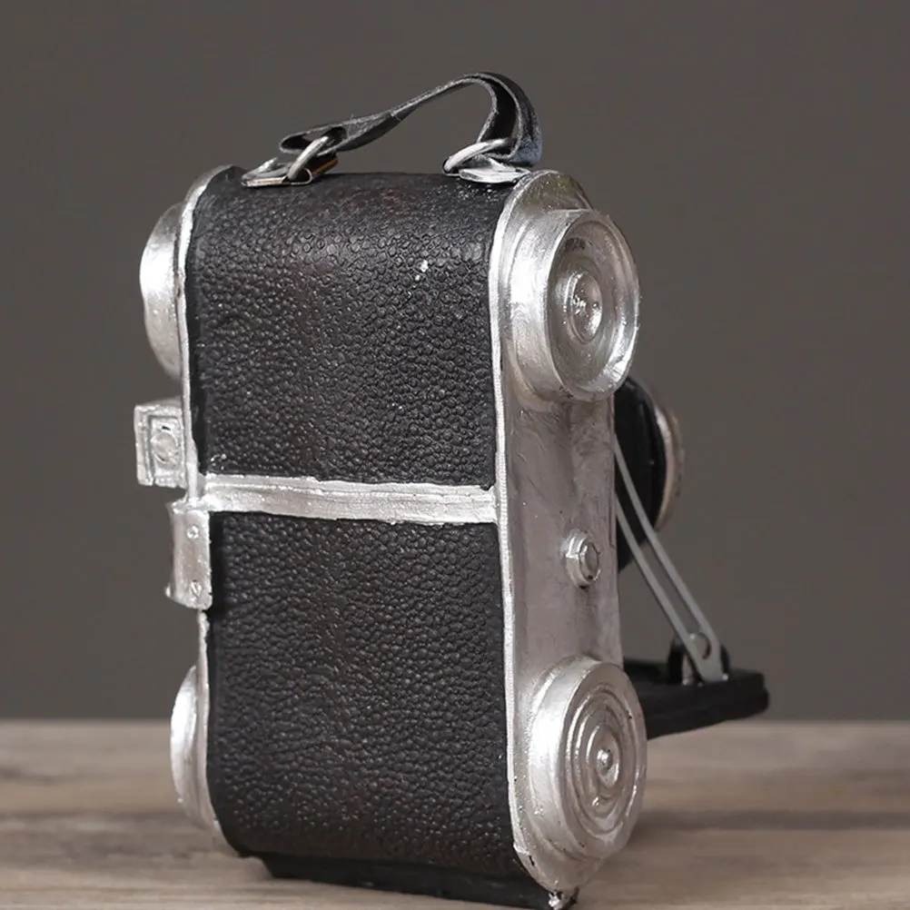 

Vintage Camera Ornament Resin Craft Retro Design Decoration for Table Desk Bookshelf Resin Desktop Camera Ornament