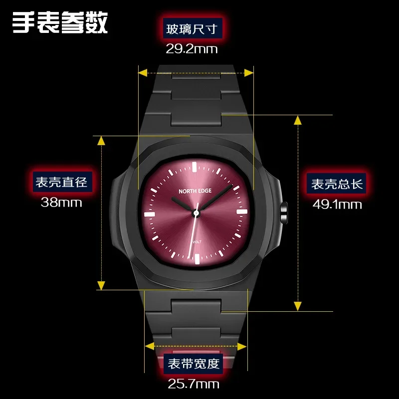 Minimal Student Quartz Watch Boys Girls Waterproof Sports Couple Wristwatch Middle High School Daily Wear Watch
