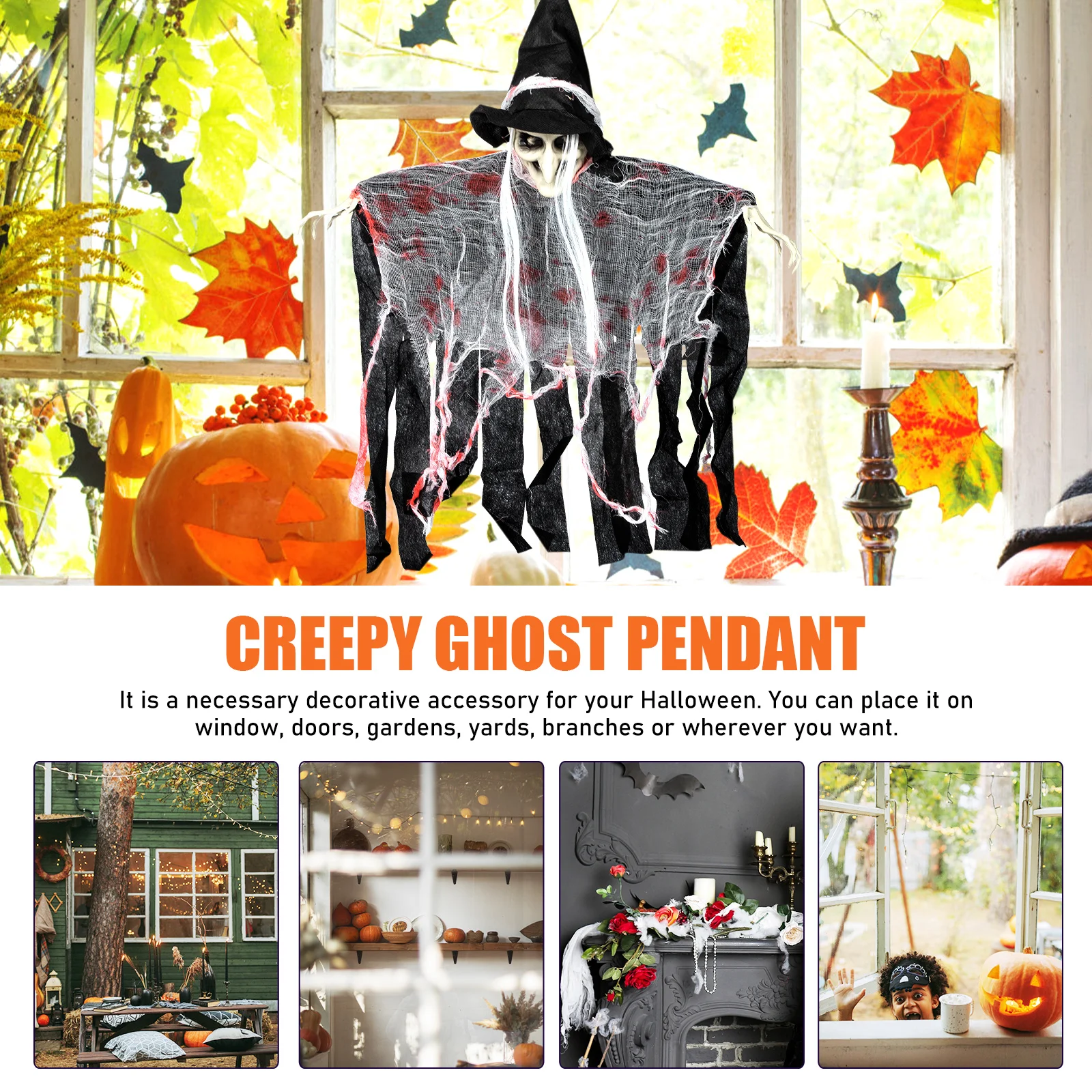 

Witch House Decor Decoration Props Decorations Spooky Outdoor Halloween Indoor Cloth
