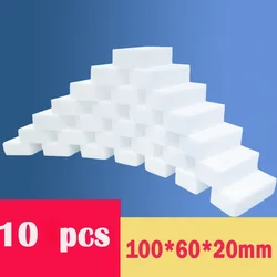 10 teile/los Magie Schwamm Radiergummi Weiß Melamin Schwamm für Geschirr Küche Badezimmer Büro Reiniger Reinigung Werkzeuge 100*60*20mm