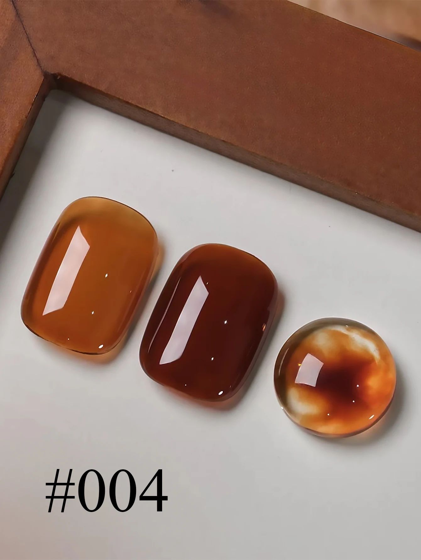 1 قطعة WS جديد شعبية Hawksbill العنبر الجليد الزجاج الشفاف هلام طلاء الأظافر MaillardGel الشاي البني الأخضر الداكن مسمار الفن في المنزل #6