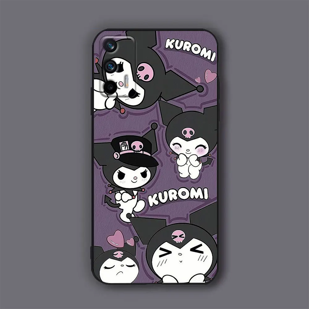 Cartoon Kuromi Cute Case For Realme C55 C53 C35 C33 C31 C30 C21Y C21 C20 C15 C12 C11 Narzo 50 50I 50A GT Neo 2 2T Pro Cover Capa