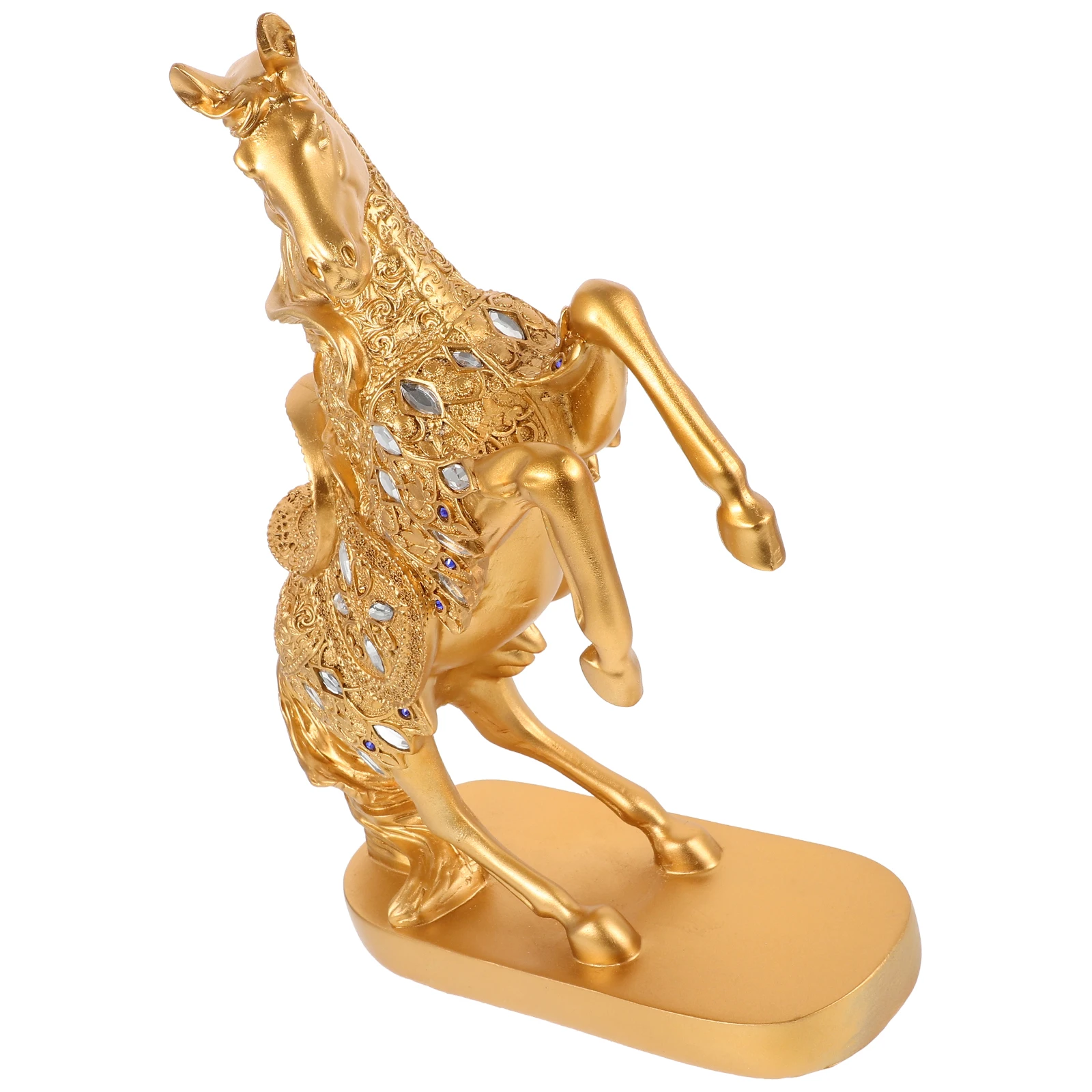 

Feng Shui Decoration Ornaments Resin Horse Statue Miniature Figurine Home Office Decorative Gift For Friends Tabletop Horse