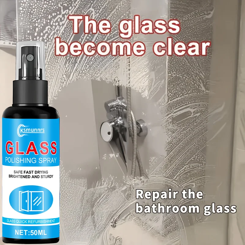 Picture 5: Bathroom Glass Refresh Spray, Hard Water Stain Remover for Shower Doors, Tile Cleaner, Effective Solution for Bathroom and RV, F