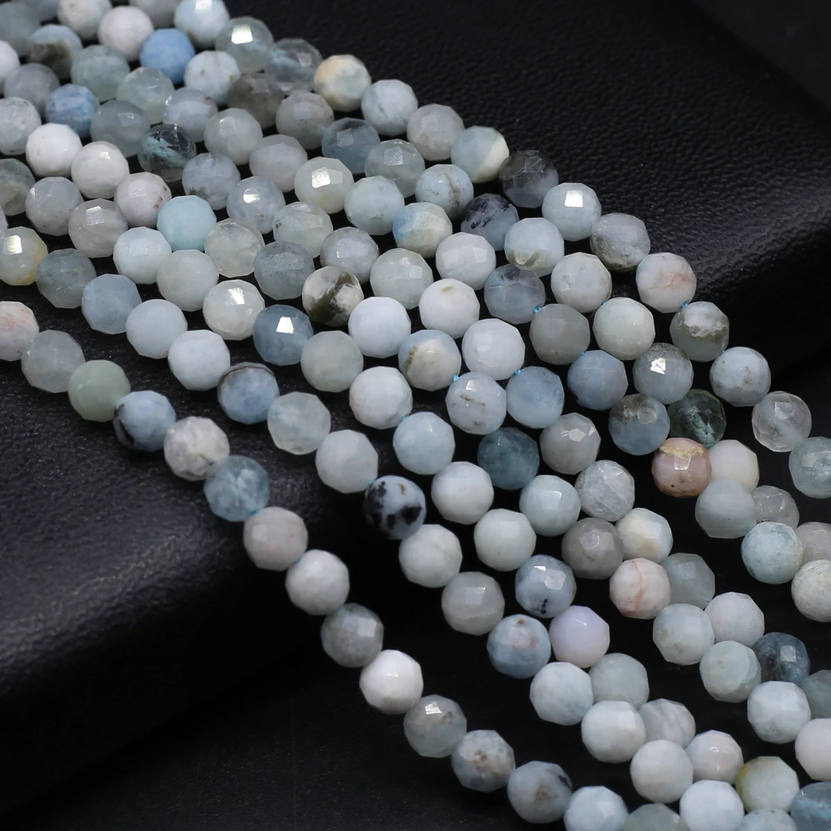 

1strand Natural Stone Bead Amazonite Amethyst Charms for DIY Necklace Bracelets Women Girls Jewelry Accessories Daily Gift 4x5mm