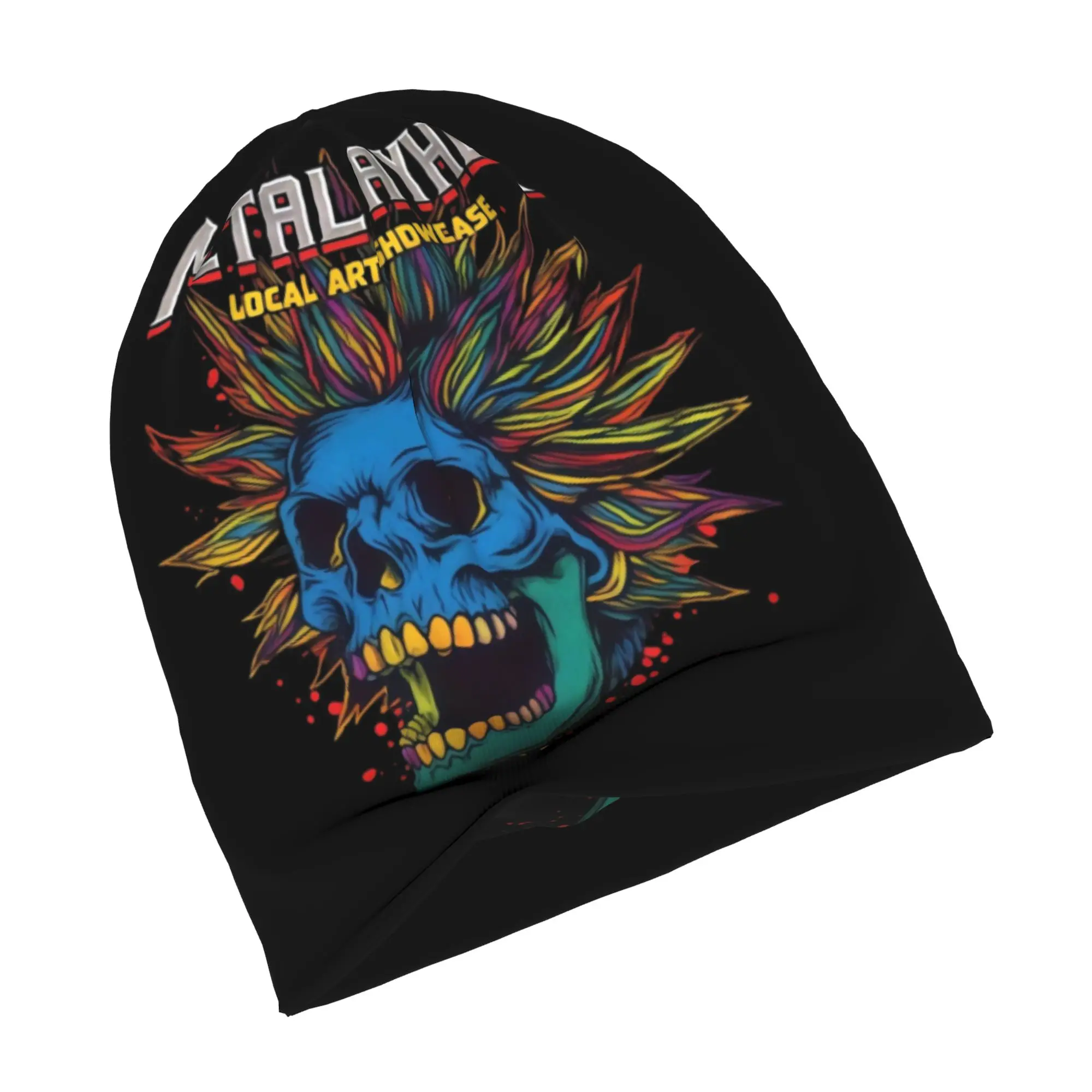 Skull Metal Mayhem Heavy Metal Hard Rock Music  Bonnet Hat Knitting Hats Men Women Hip Hop Unisex Adult  Winter Warm Beanies Cap