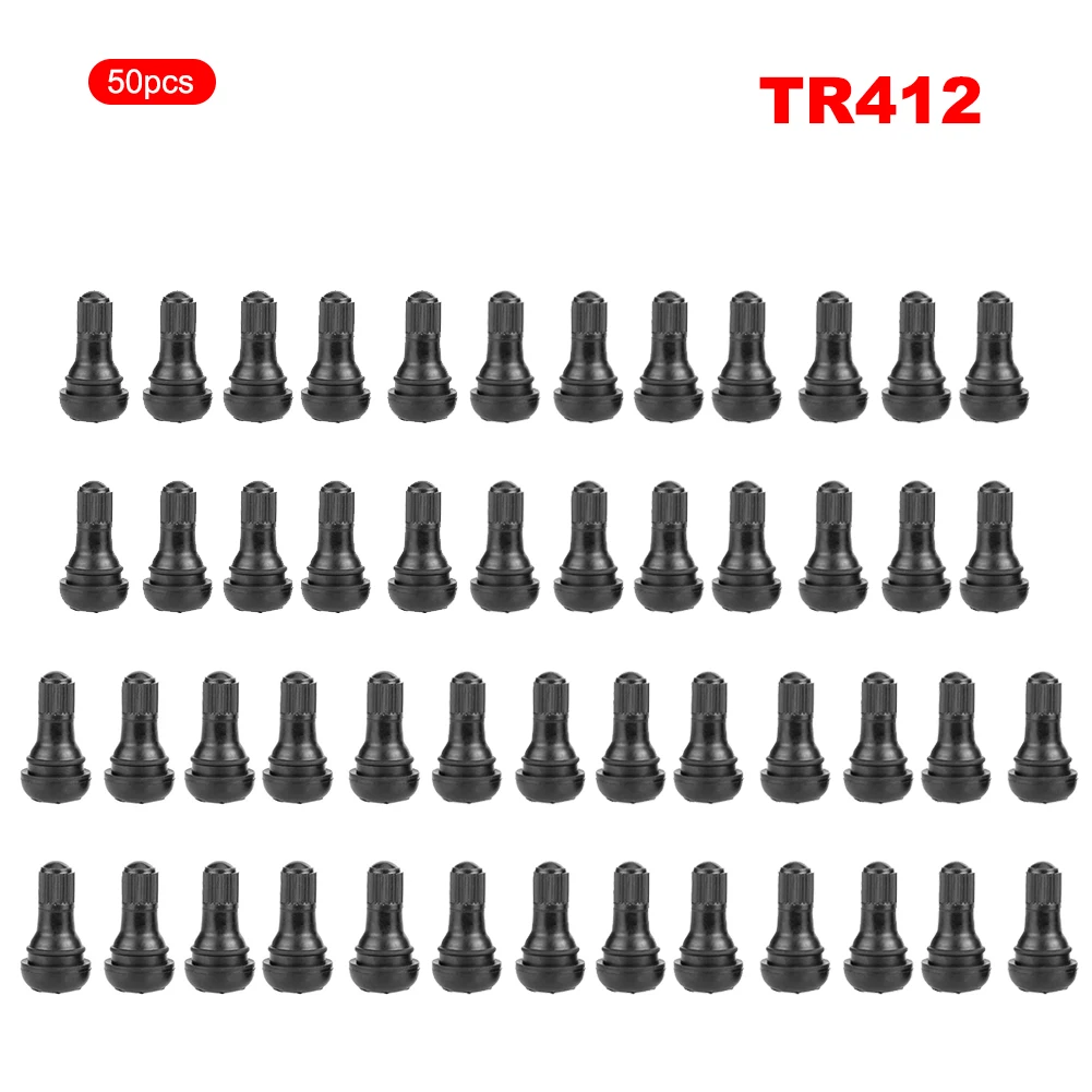 

25Pcs TR412 Universal Car Vacuum Valve Stem Without Valve For Rubber Copper Tire Motorcycle Air Valve Car Accessories Wholesale