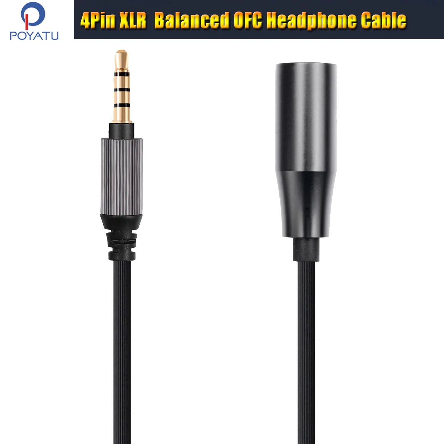 

4-контактный балансный кабель XLR для Sony MDR-1000X WH 1000XM2 1000XM3 1000XM4 1000XM5 1000XM6 аудиокабели Aux проводной шнур