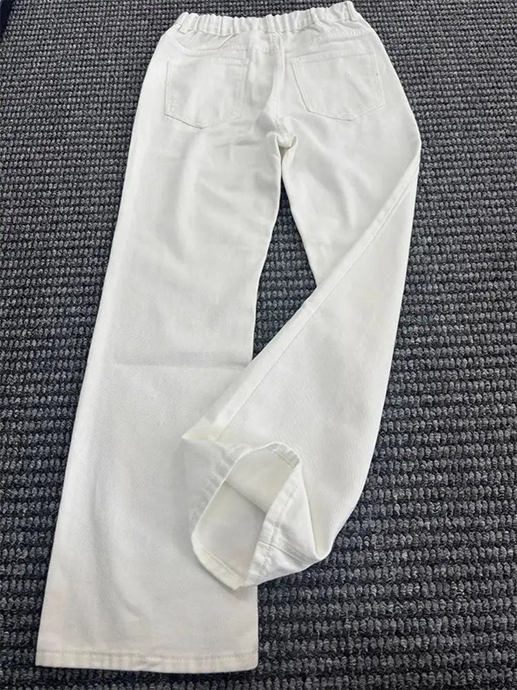 

Белые приталенные прямые джинсы, мужские летние тонкие брюки CleanFit, дышащие удобные легкие джинсовые джинсы