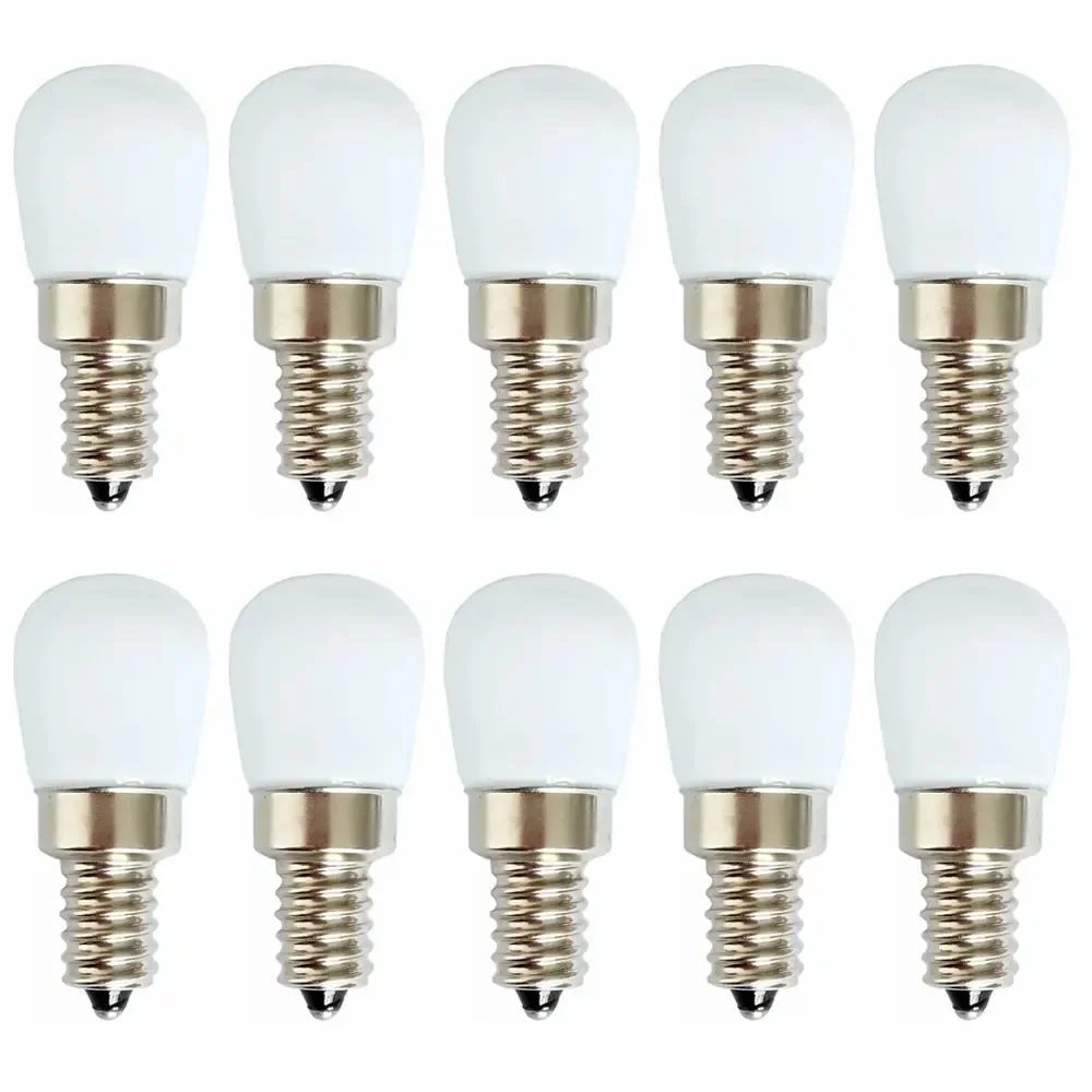 

10X Mini 3W E14 E12 LED Fridge Light Bulb Refrigerator Corn bulb LED Lamp SMD 2835 Replace 25W Halogen Light 110V 220V