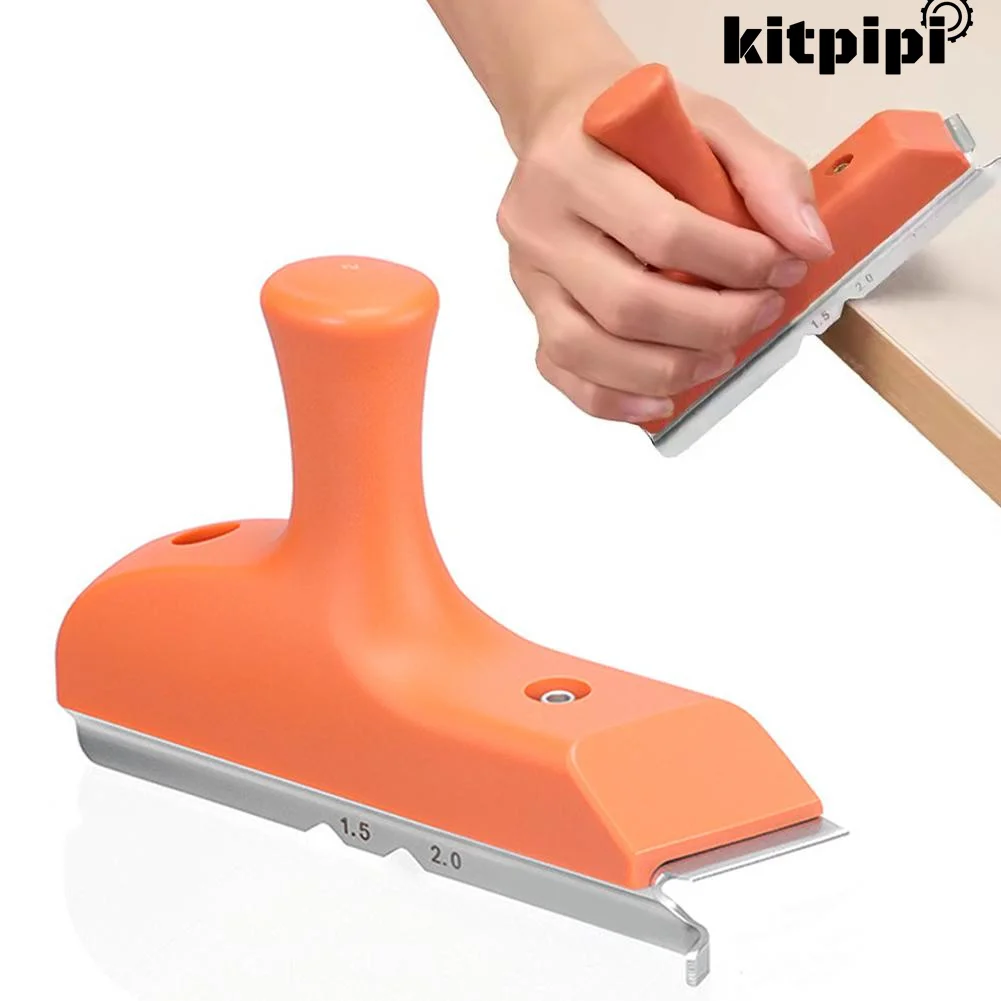 

‌ 3-в-1 деревообрабатывающий нож для обрезки кромок для прецизионного снятия заусенцев, скребков и снятия фасок на деревянных досках, инструмент для ремонта