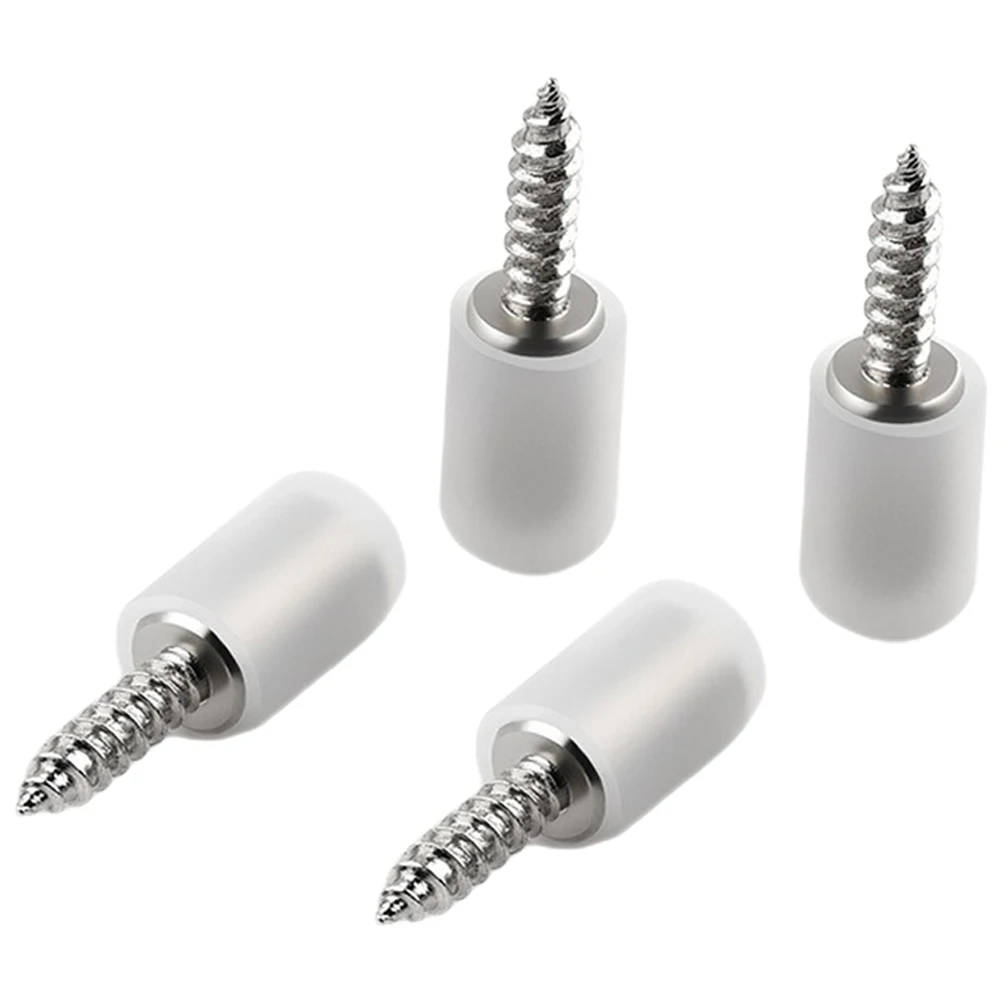 

4pcs Stainless Steel Self-Tapping Cross Head Wood Screws For Cabinet Shelf Supports Layered Board Fixing Durable Rust-Resistant