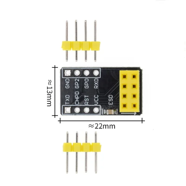 ESP01/01S Adapter Board Breadboard Module Adapter ESP8266 ESP01 ESP01S